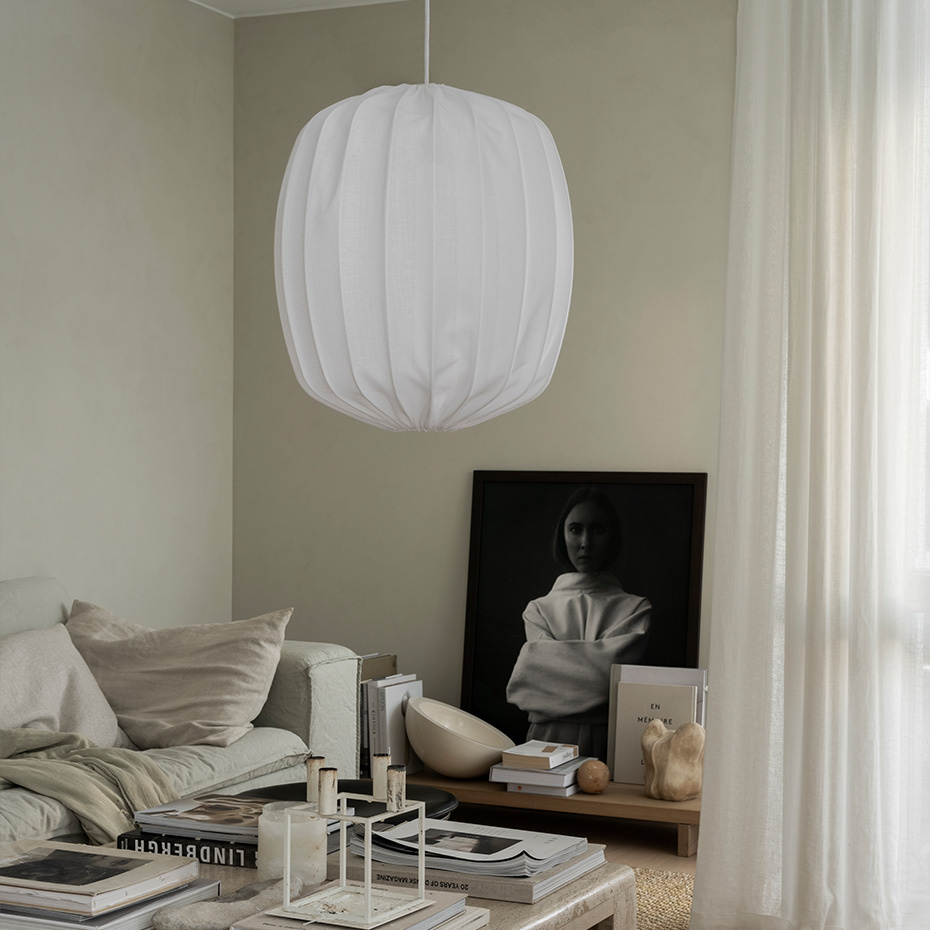 Prisma 45 Pendel Linne Vit