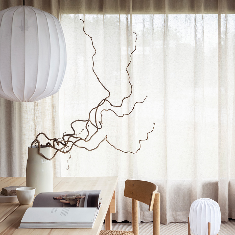 Prisma 45 Pendel Linne Vit