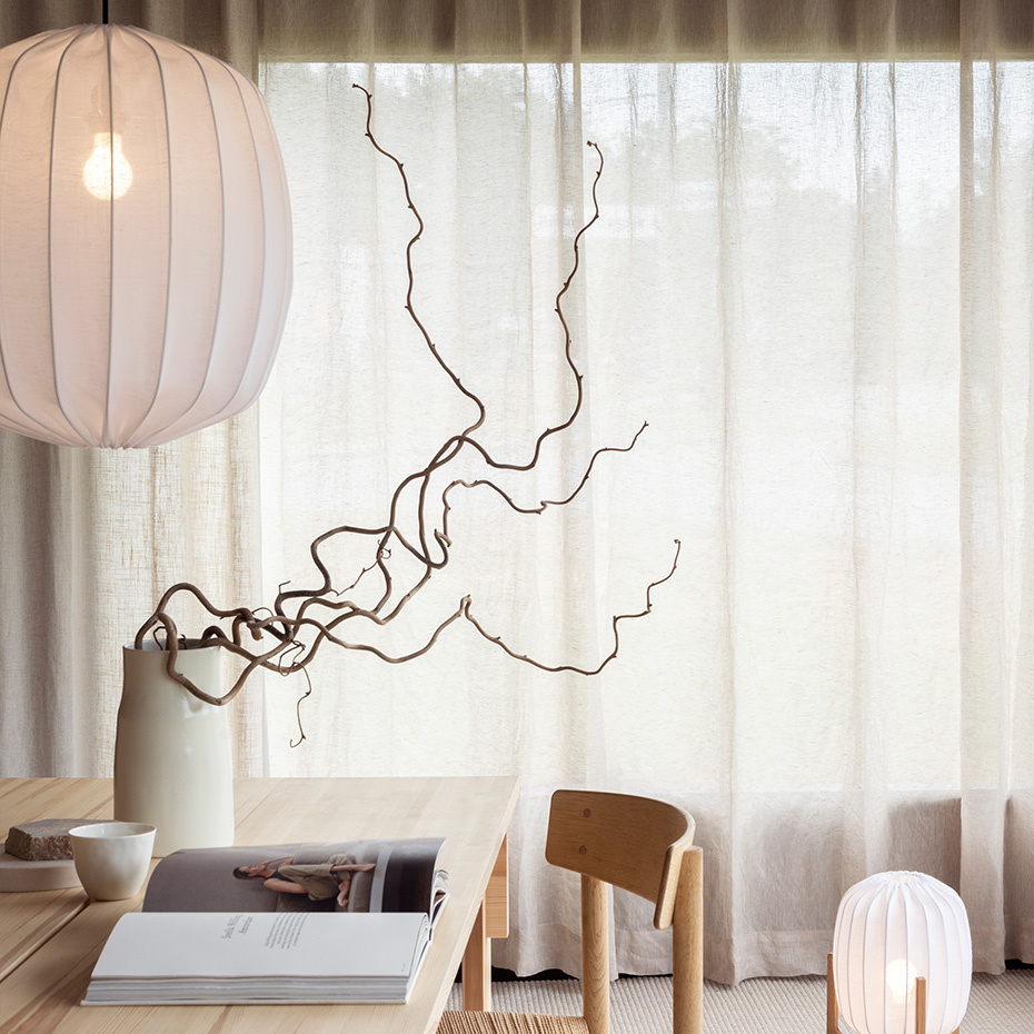 Prisma 45 Pendel Linne Vit