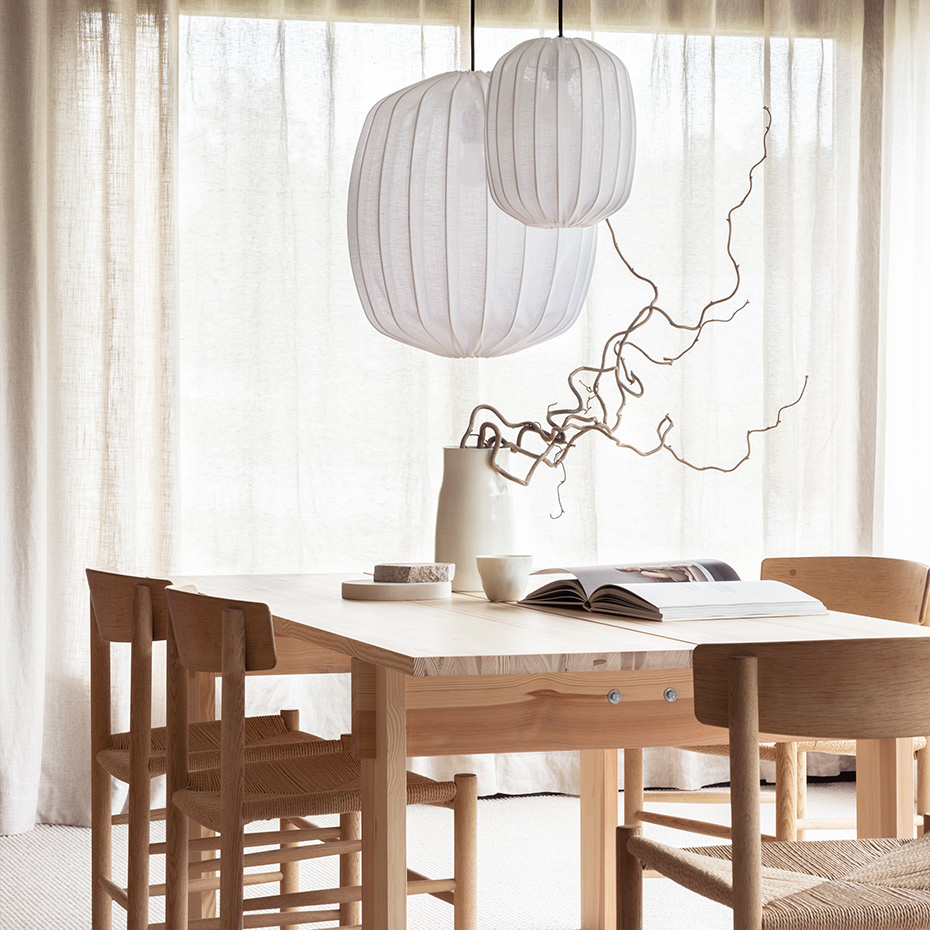 Prisma 45 Pendel Linne Vit