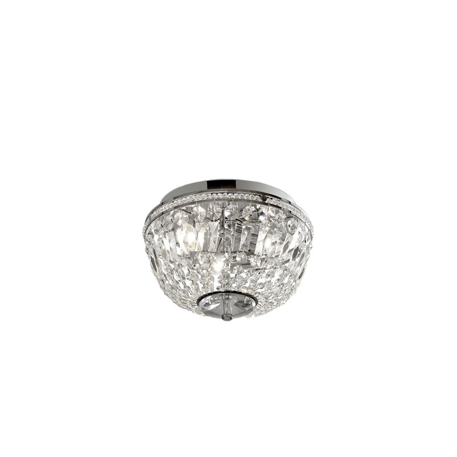T 607 Adelsö Plafond Krom IP21