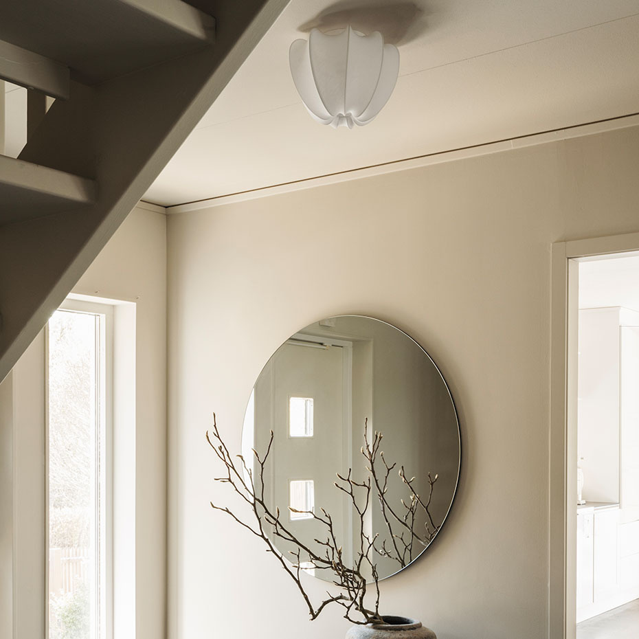 Anna Mini Plafond Cotton White