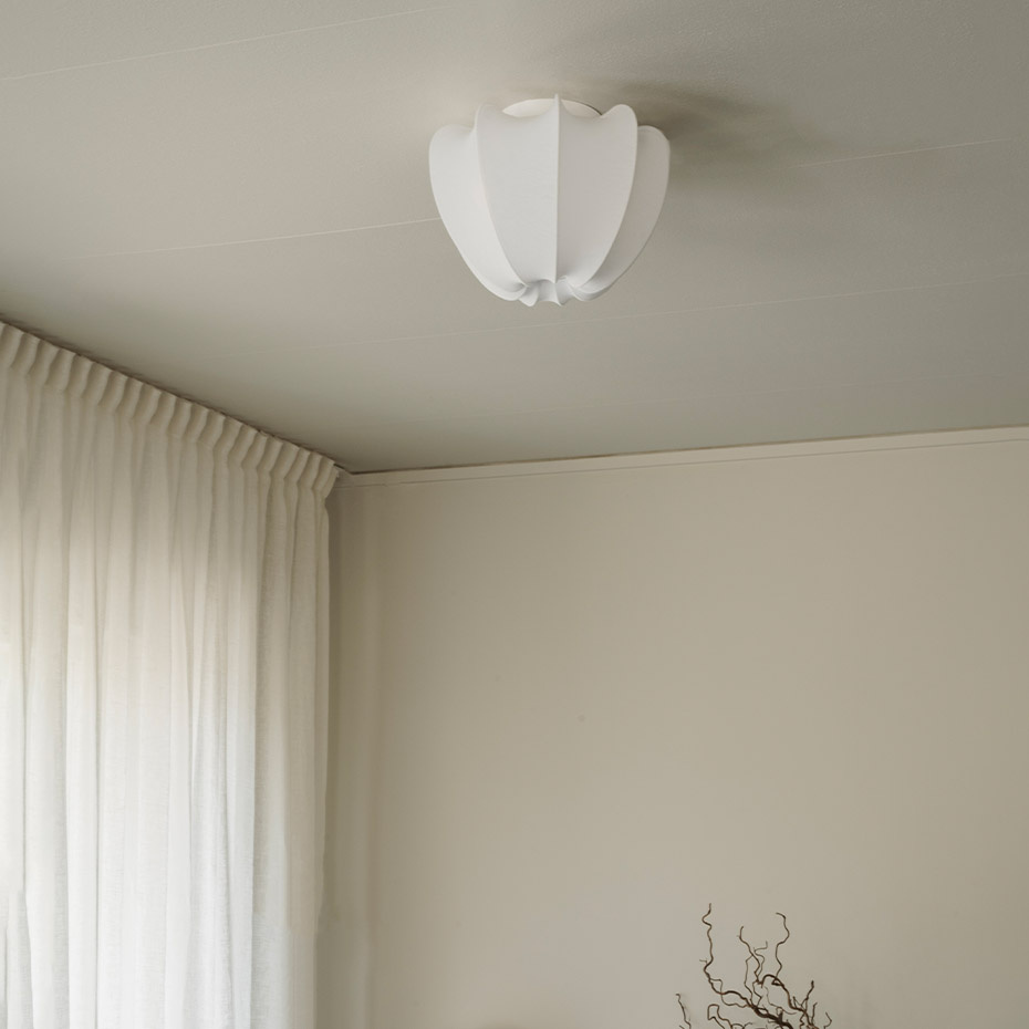 Anna Mini Plafond Cotton White