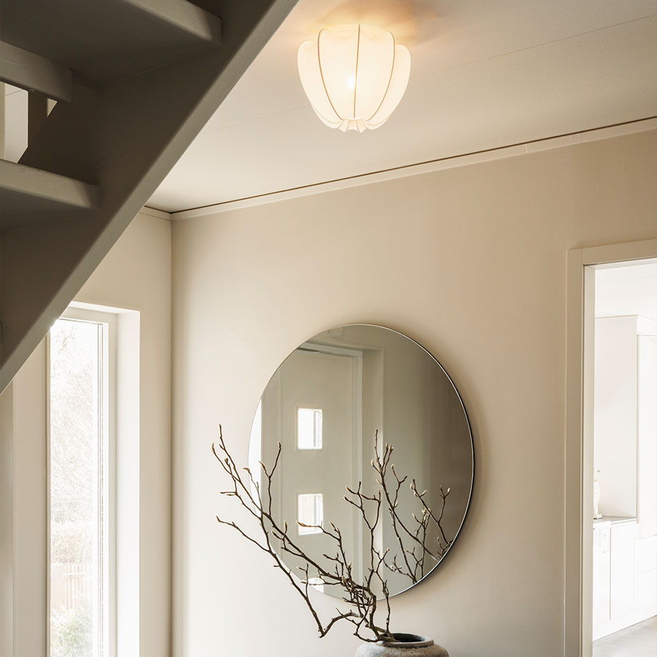 Anna Mini Plafond Cotton White