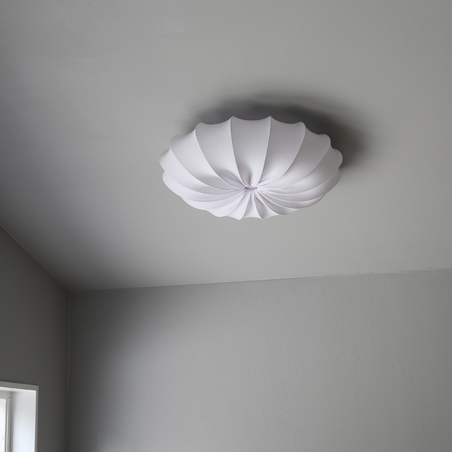 Anna 40 Plafond Bomullsjersey Vit