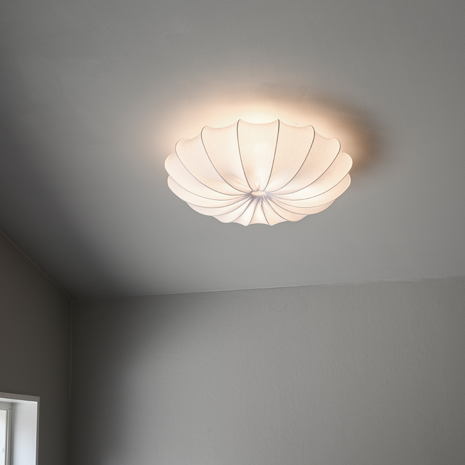 Anna 40 Plafond Bomullsjersey Vit