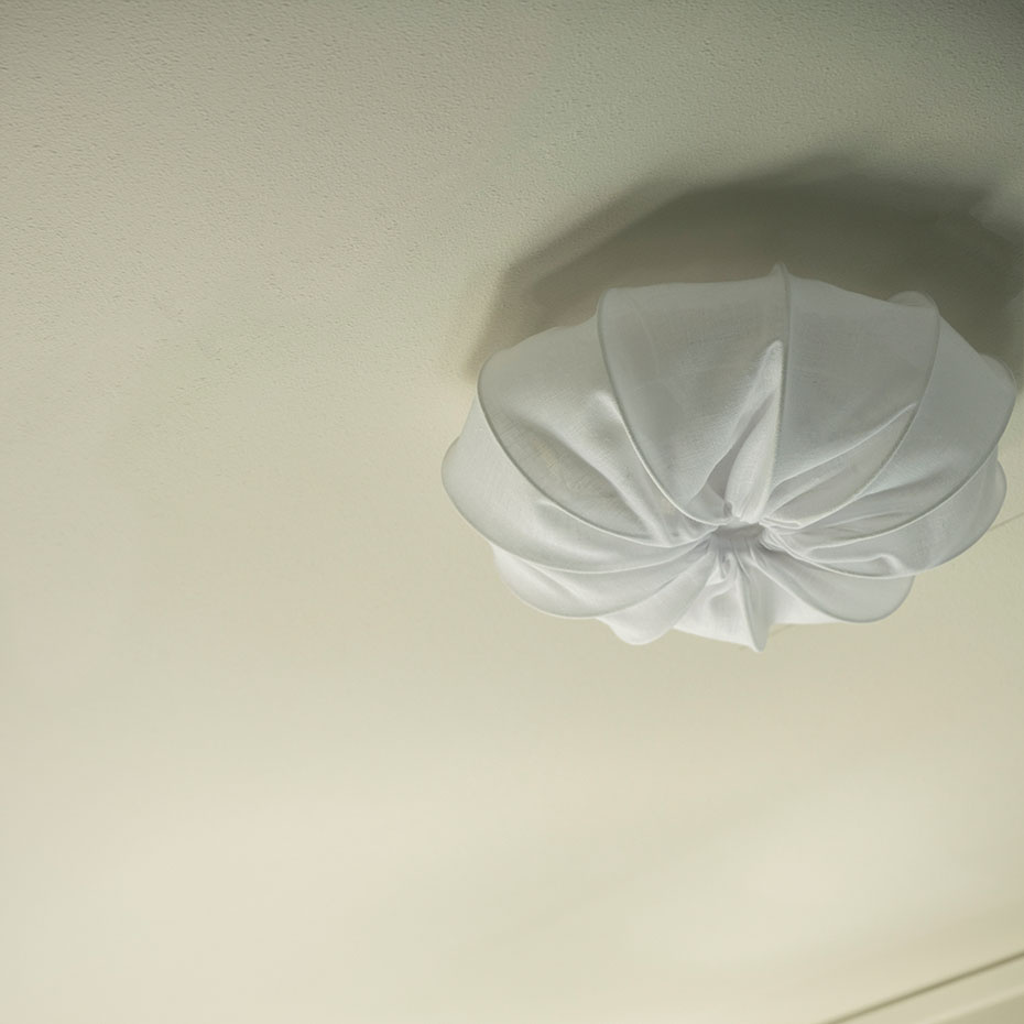Anna 40 Plafond Linne Vit