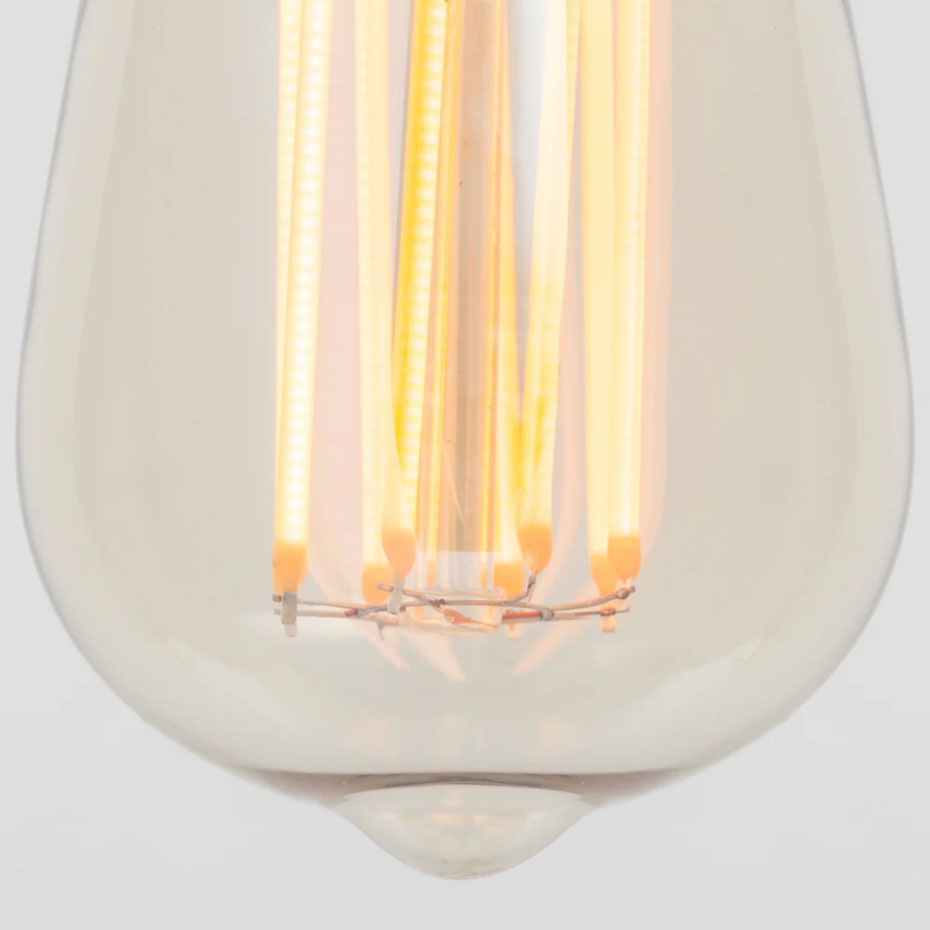Squirrel Cage LED Bulb 3W (=21W) 2200K E27 Tinted