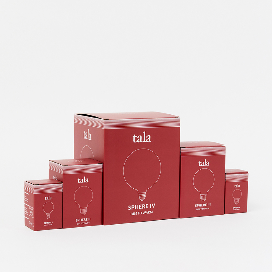 Sphere I LED Bulb 4W (=22W) 2000-2800K E27 Matte Porcelain