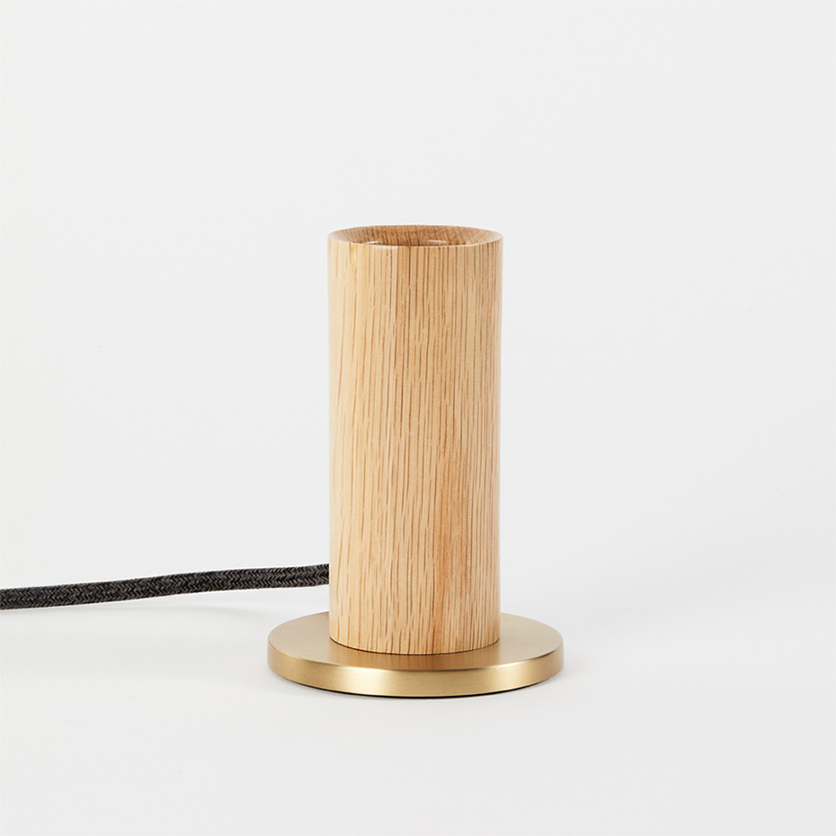 Knuckle Bordslampa Oak