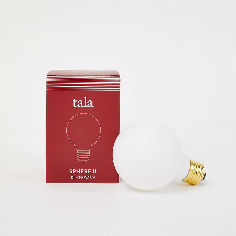 Sphere II LED Bulb 6W (=41W) 2000-2800K E27 Matte Porcelain