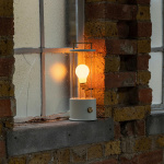 The Muse Portable Bordslampa Candlenut White IP44