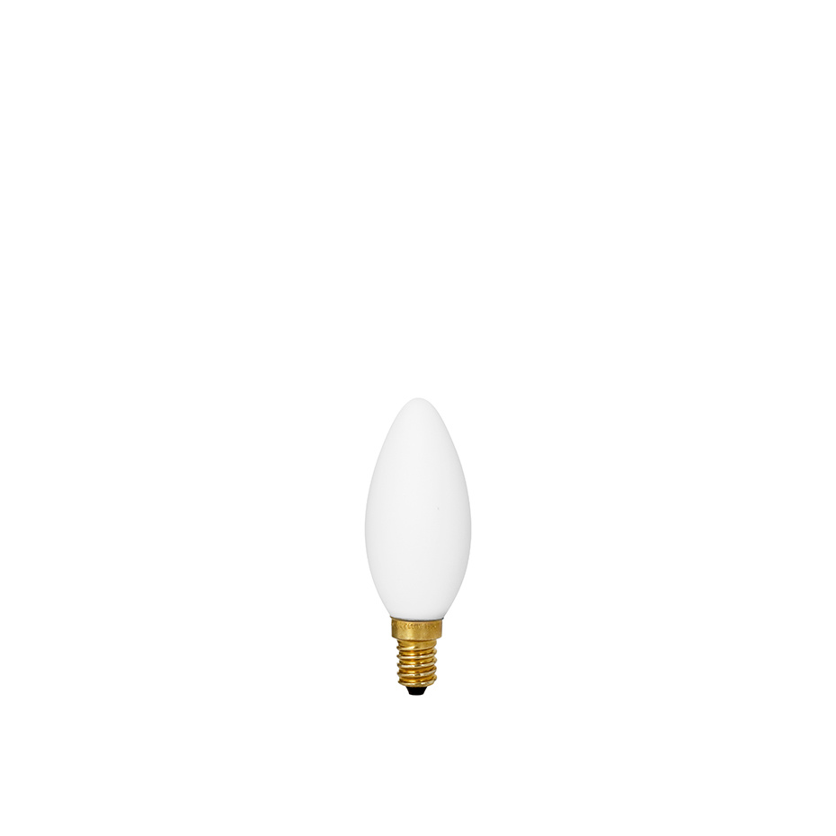 Candle LED Bulb 4W (=25W) 2000-3000K E14 Matte Porcelain