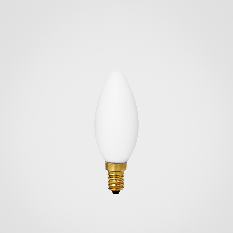 Candle LED Bulb 4W (=25W) 2000-3000K E14 Matte Porcelain