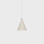 Bower Pendel Small Oyster White + Sphere III LED Blub Bower Pendel Small Oyster White + Sphere III LED Blub