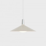 Bower Pendel Large Oyster White + Oval II LED Blub Bower Pendel Large Oyster White + Oval II LED Blub