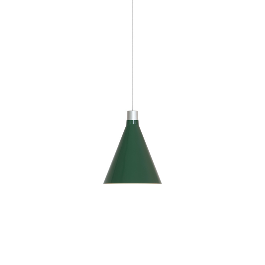 Bower Pendel Small Dark Green + Sphere III LED Blub