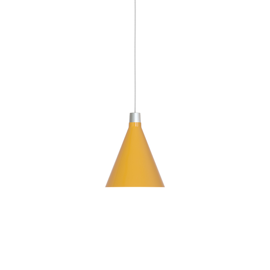 Bower Pendel Small Yellow + Sphere III LED Blub