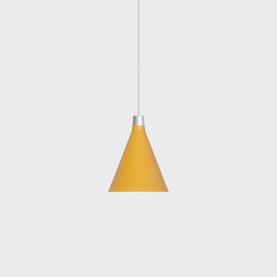 Bower Pendel Small Yellow + Sphere III LED Blub