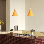 Bower Pendel Small Yellow + Sphere III LED Blub Bower Pendel Small Yellow + Sphere III LED Blub