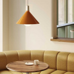 Bower Pendel Medium Yellow + Sphere IV LED Blub Bower Pendel Medium Yellow + Sphere IV LED Blub