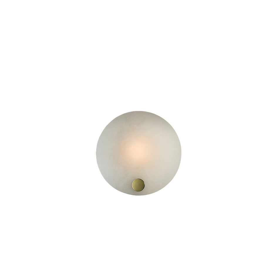 Magma Vägglampa Solid Brass & Polar White + Sphere II LED Bulb