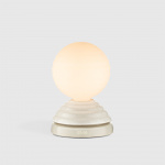 Wake Sleep Light Bordslampa Pebble White + G150 LED Bulb Wake Sleep Light Bordslampa Pebble White + G150 LED Bulb