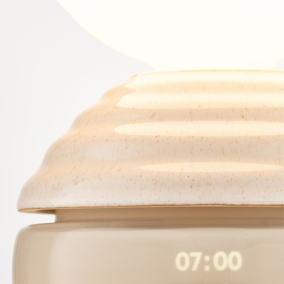 Wake Sleep Light Bordslampa Pebble White + G150 LED Bulb