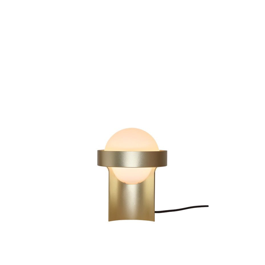 Loop Bordslampa Large Gold + Sphere IV LED Blub