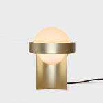 Loop Bordslampa Large Gold + Sphere IV LED Blub