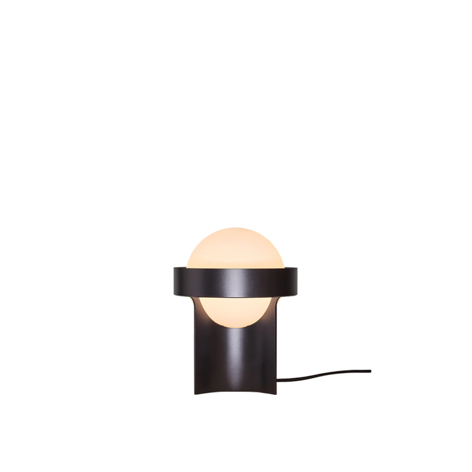 Loop Bordslampa Large Dark Grey + Sphere IV LED Blub