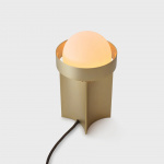 Loop Bordslampa Small Gold + Sphere III LED Blub