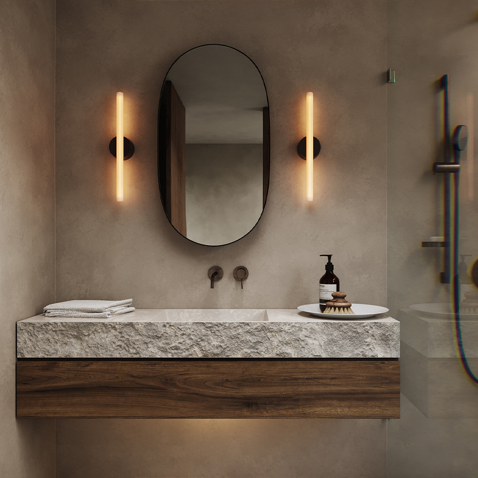 Kilter Vägglampa Short 2200K Dark Grey IP44