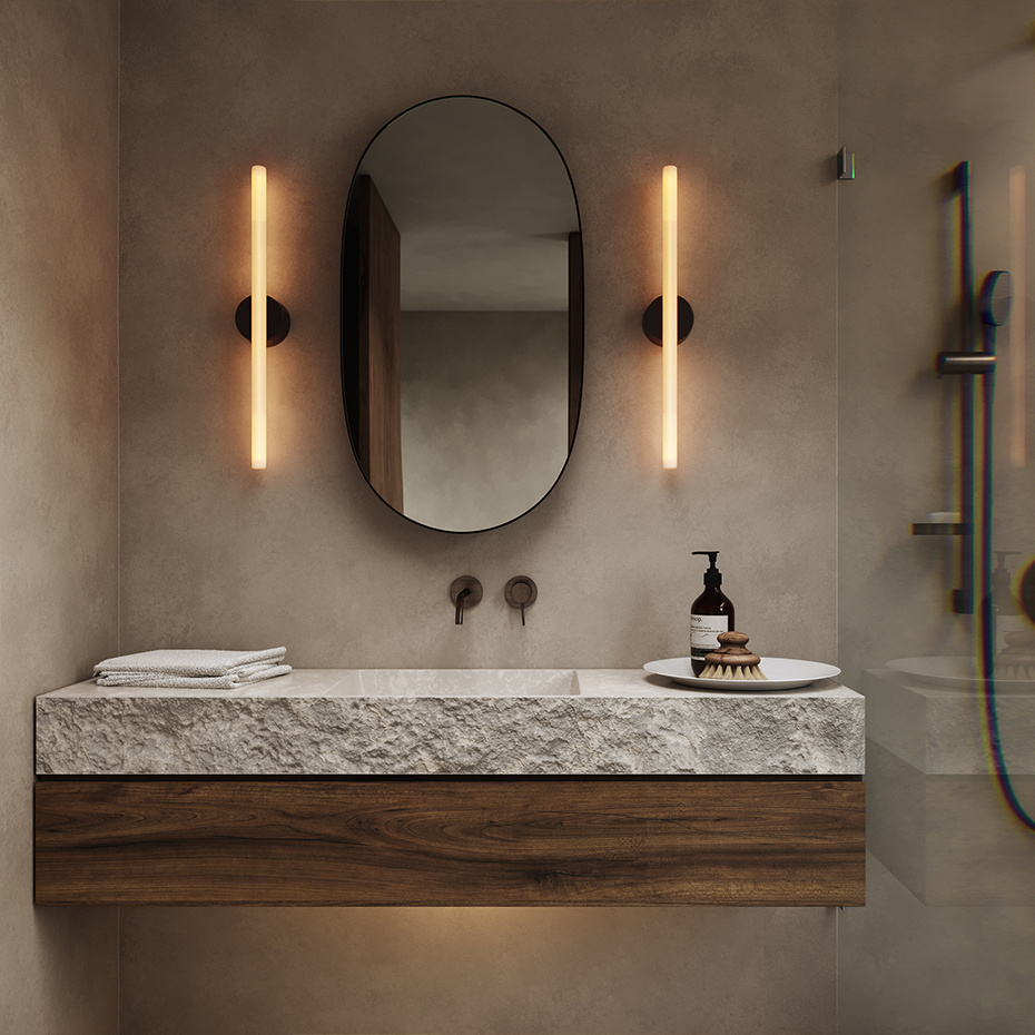 Kilter Vägglampa Long 2200K Dark Grey IP44