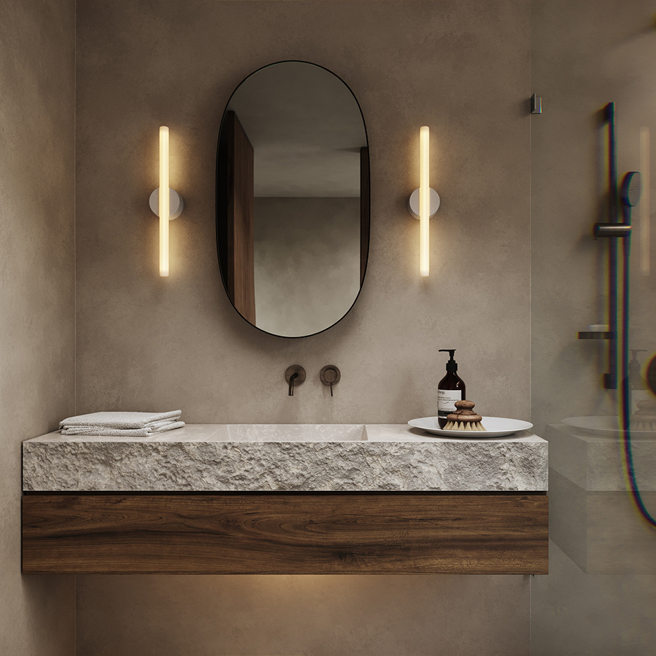 Kilter Vägglampa Short 2700K White IP44