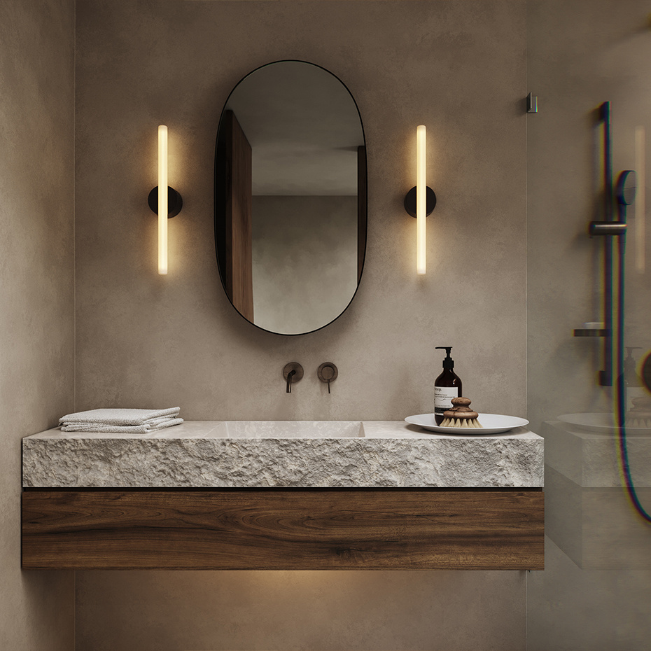 Kilter Vägglampa Short 2700K Dark Grey IP44