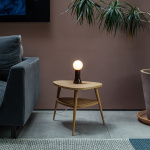 Shore Bordslampa Bottle Brown + Shore LED Bulb Shore Bordslampa Bottle Brown + Shore LED Bulb