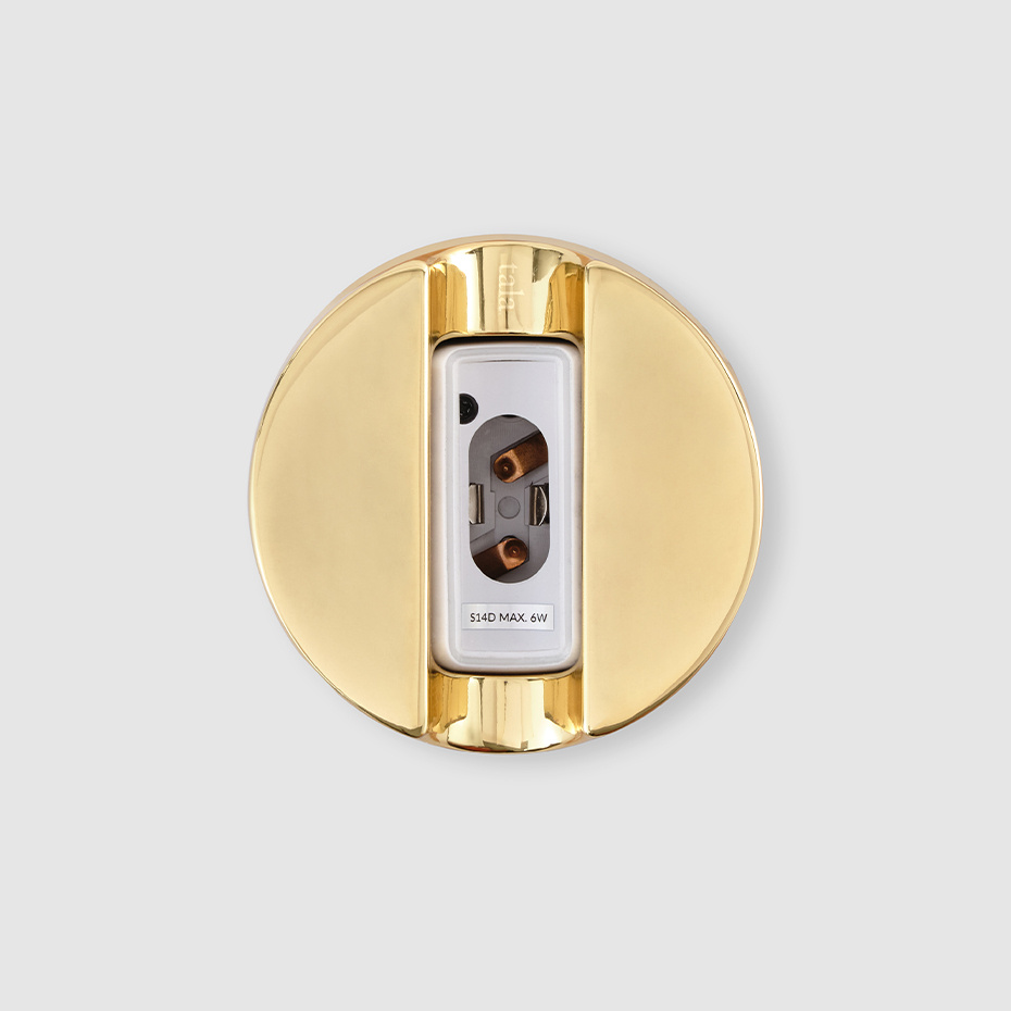 Kilter Vägglampa Long 2700K Solid Brass IP44