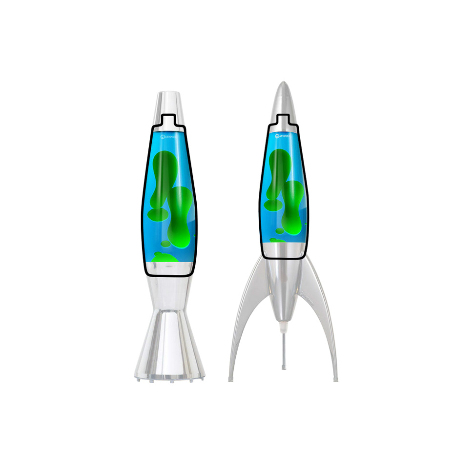 Mathmos Reservflaska Till Astro Baby/Telstar Lavalampa Blue/Green