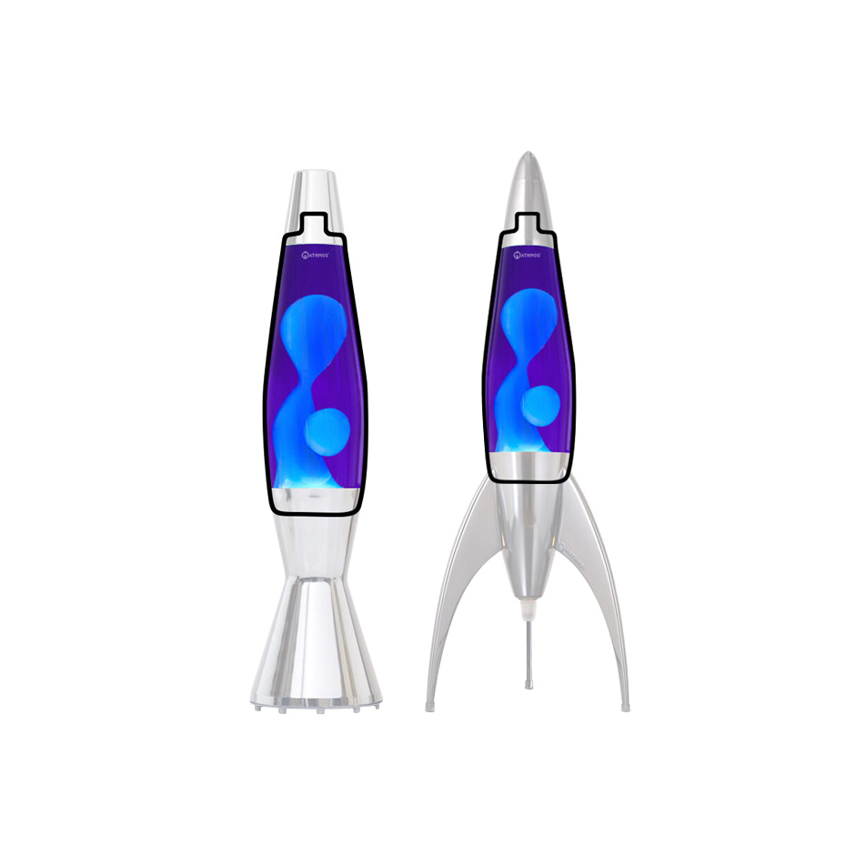 Mathmos Reservflaska Till Astro Baby/Telstar Lavalampa Violet/Turquoise