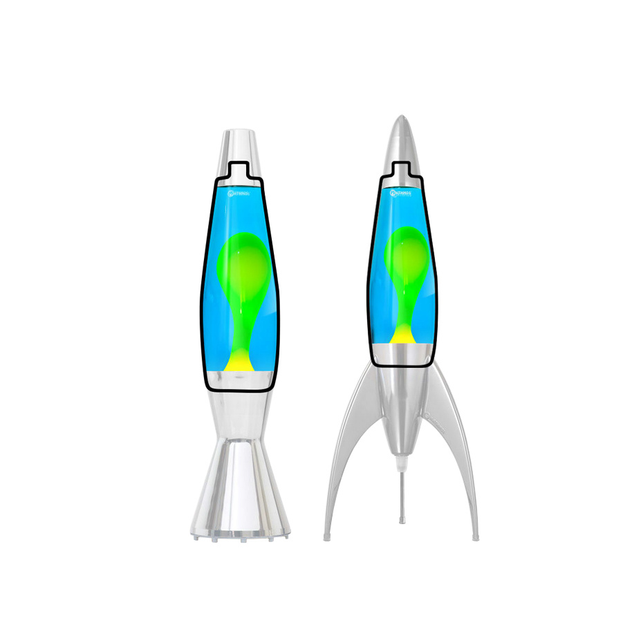 Mathmos Reservflaska Till Astro Baby/Telstar Lavalampa Blue/Yellow