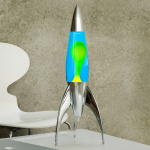 Telstar Lavalampa Silver Blue/Yellow Telstar Lavalampa Silver Blue/Yellow