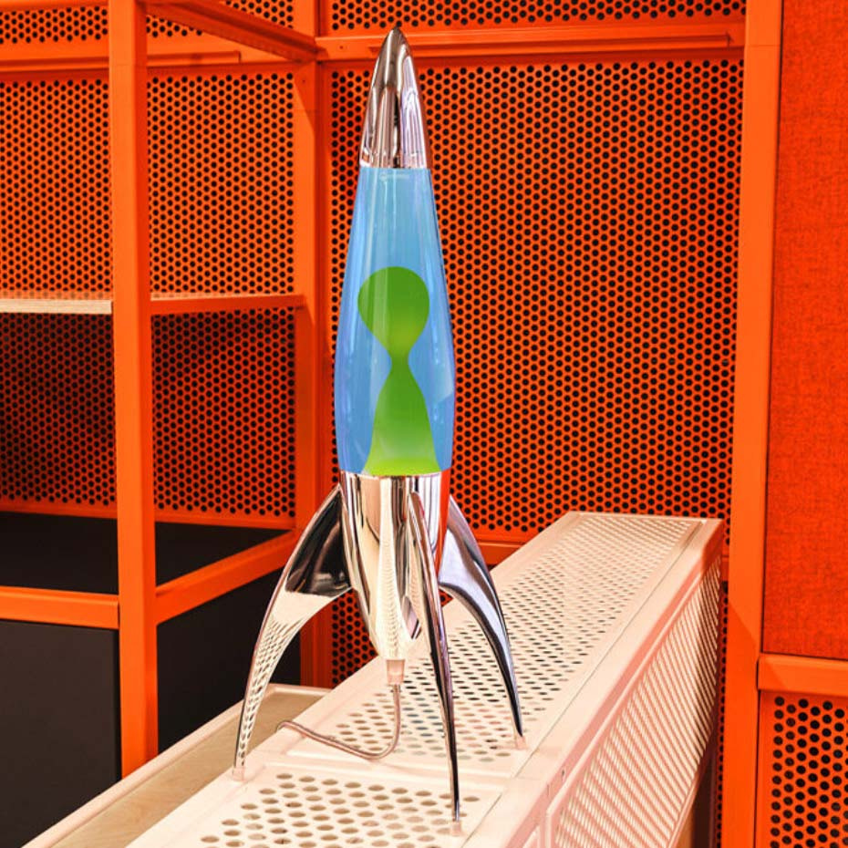 Telstar Lavalampa Silver Violet/Orange