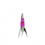 Telstar Lavalampa Silver Violet/Red Telstar Lavalampa Silver Violet/Red