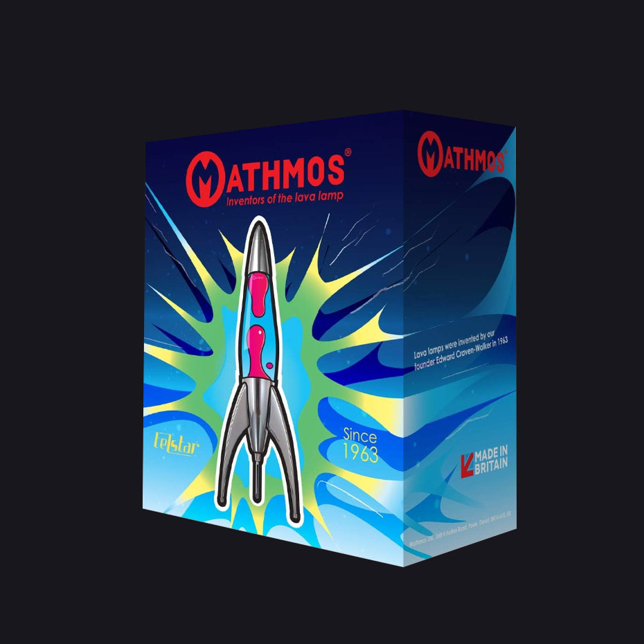 Telstar Lavalampa Silver Yellow/Red