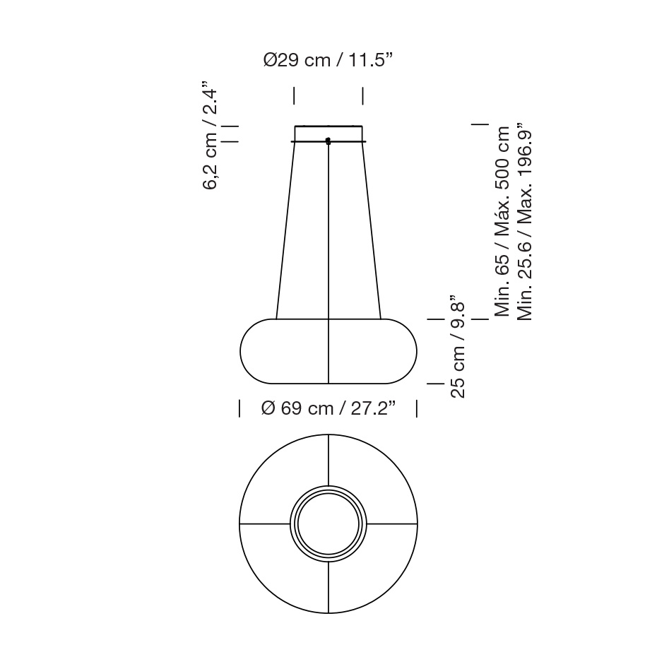 Tekiò Circular P4 Pendel Washi Japanese Paper