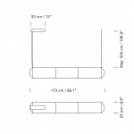 Tekiò Horizontal P3 Pendel Washi Japanese Paper Tekiò Horizontal P3 Pendel Washi Japanese Paper