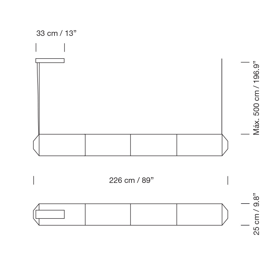 Tekiò Horizontal P4 Pendel Washi Japanese Paper