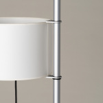TMA Golvlampa Aluminum Grey/White Parchment TMA Golvlampa Aluminum Grey/White Parchment