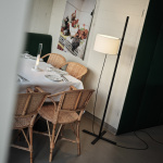 TMA Golvlampa Matt Black/White Parchment TMA Golvlampa Matt Black/White Parchment